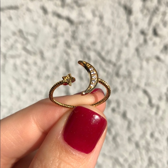 Moon & Star Ring - Picture 2 of 3